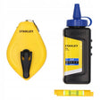 Stanley router.opp touw 30m + krijt 115g horizontaal