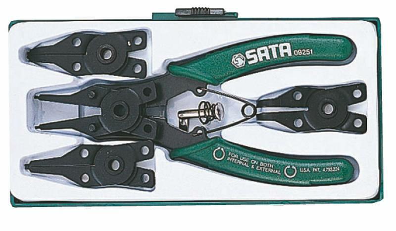 Sata set seger tang verwisselbare tips 5el.