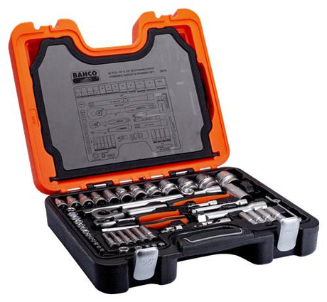Bahco-Steckdosensatz 91 Stück s910-1 4-1 2 ""