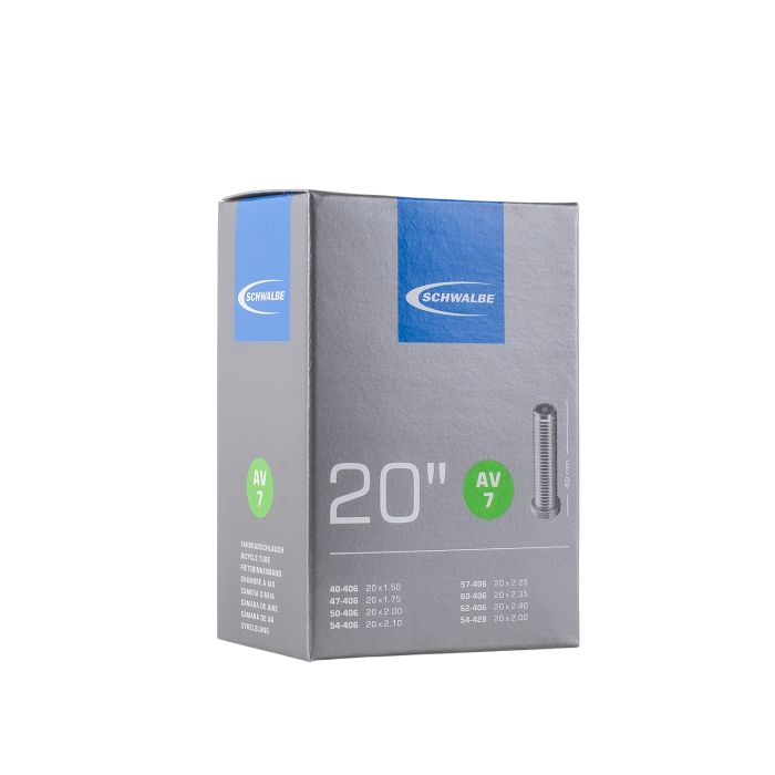 Schwalbe Innenrohr AV7 20 Zoll 20x1.50-2.50 40 62-406 AV 40 mm