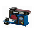 Scheppach Bandschleifer BTS800 – 370 W – Tellerschleifer – 2850 U/min – Schleifscheibendurchmesser: 150 mm – inkl. 1x Schleifband und 1x Schleifscheibe