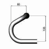 Deda-Lenker Spezial ⌀26mm 44cm poliertes Silber