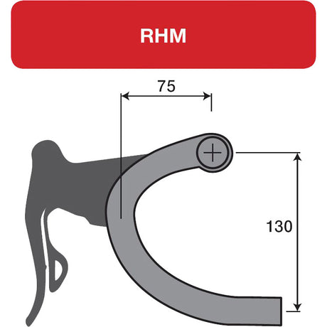 DEDACCIAI DEDA LENKEN BEND Null2 DCR POB RHM-EVO 40CMB B (38 cm c C)