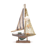 Strand-Souvenir – gestreifter Segelboot-Stoff