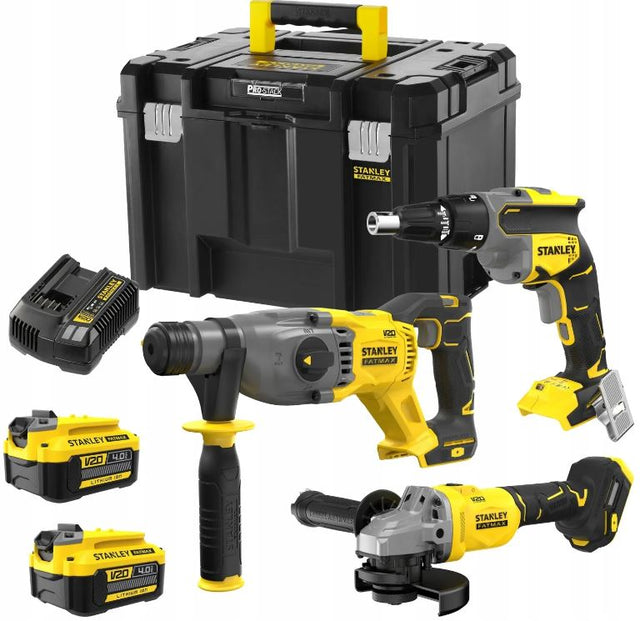 Stanley ingesteld v20 (sfmcf600, sfmcg710, sfmch900) 2x4,0ah pro-stack bl