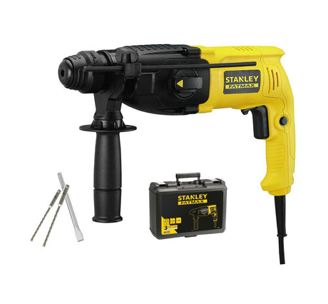 Stanley Fatmax 750 W SDS-Plus Bohrhammer 2,2 J im Koffer SFMEH200K-QS