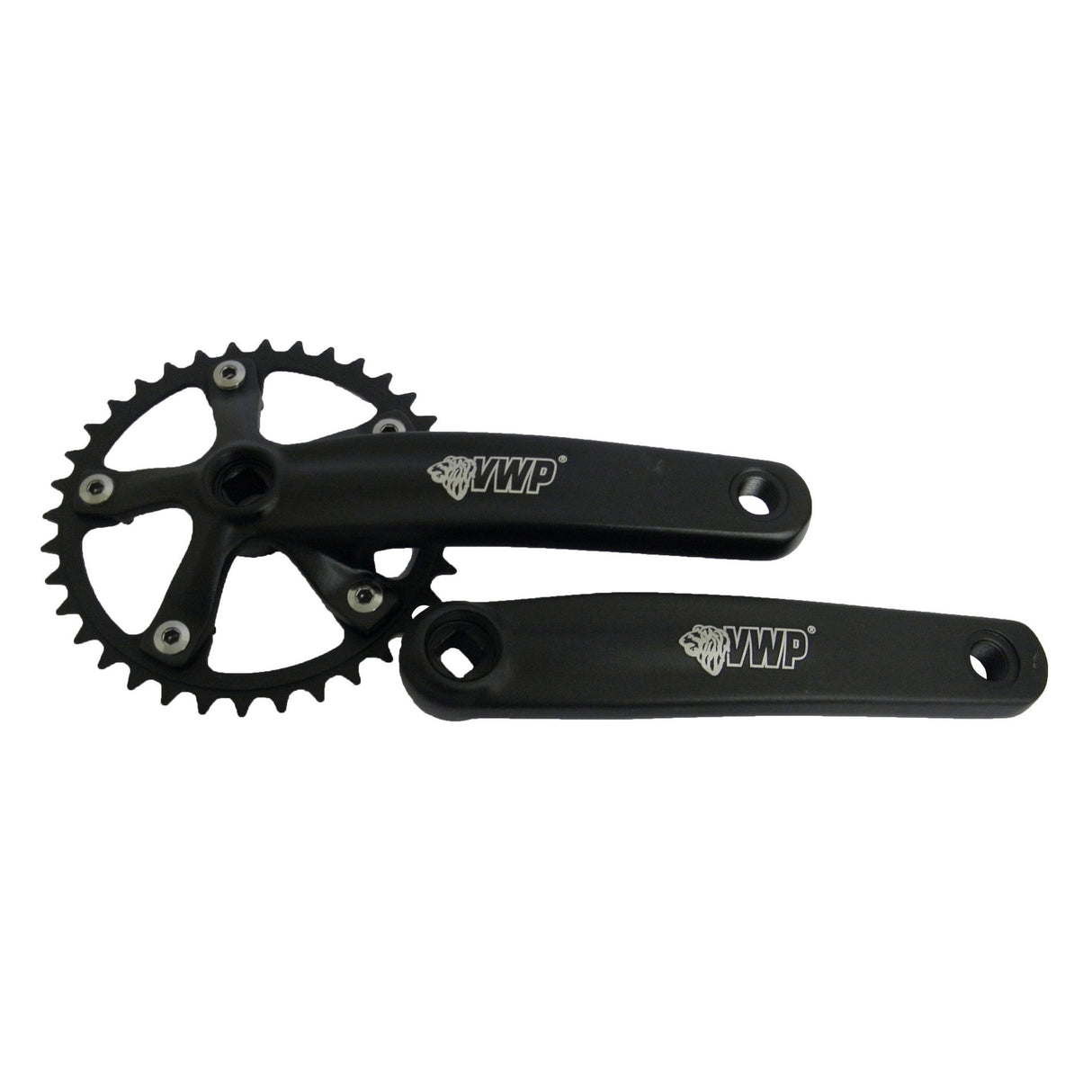 VWP Kurbelgarnitur 36t BMX Mini-Junior 170mm schwarz