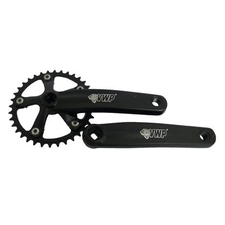VWP Kurbelgarnitur 36t BMX Mini-Junior 170mm schwarz