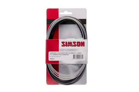 Simson Rollerbrake Bremskabel Set Tut Tripage Straws Grau auf der Karte