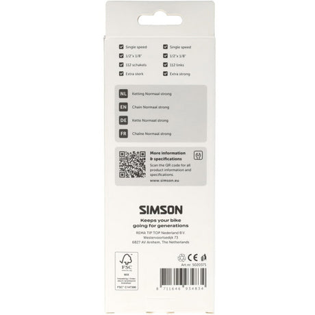 Simson ketting normaal strong