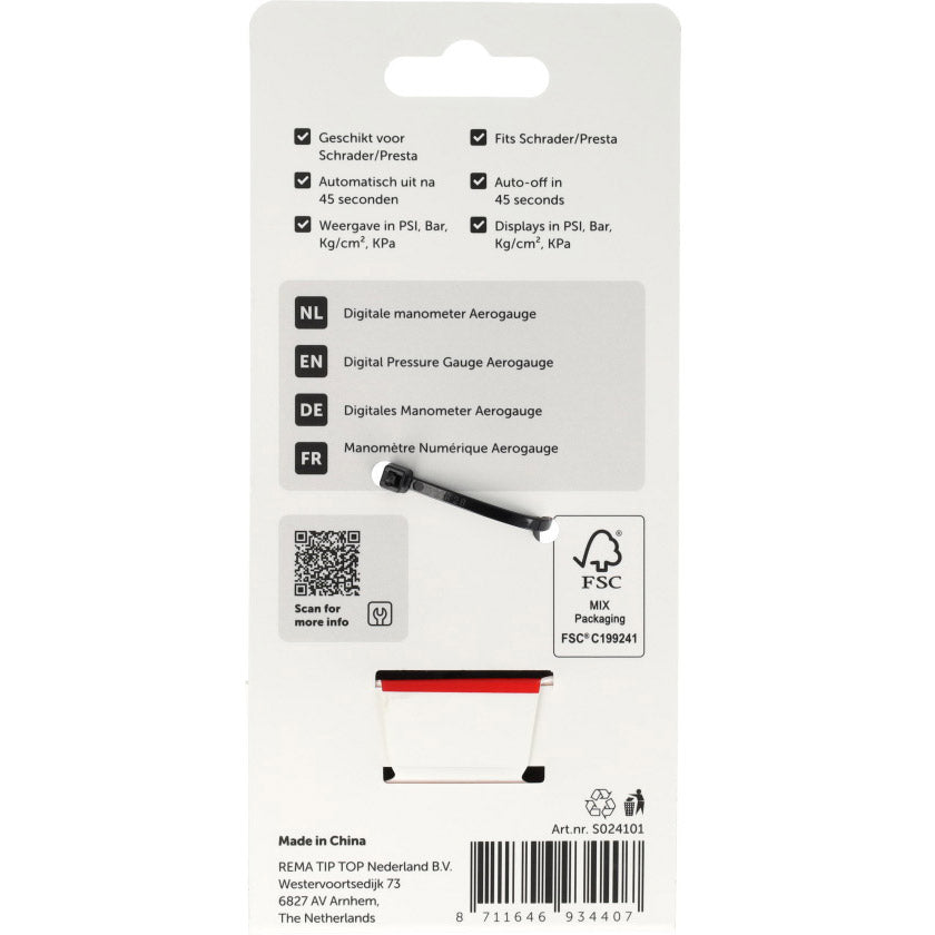 Simson digitale manometer aerogauge