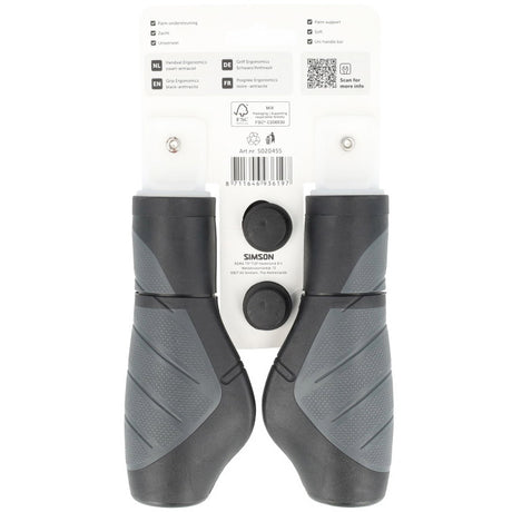 Simson handvatten ergonomics zwart-antraciet