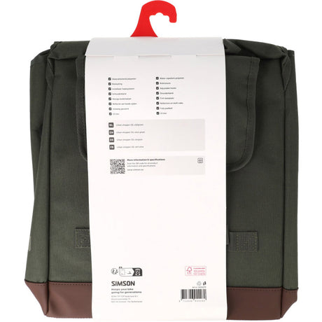 Rema Tip Top Niederlande b.v. Tasche Simson Urban Single | olivgrün | 15l