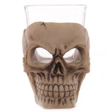 Gruseliges Totenkopf-Schnapsglas