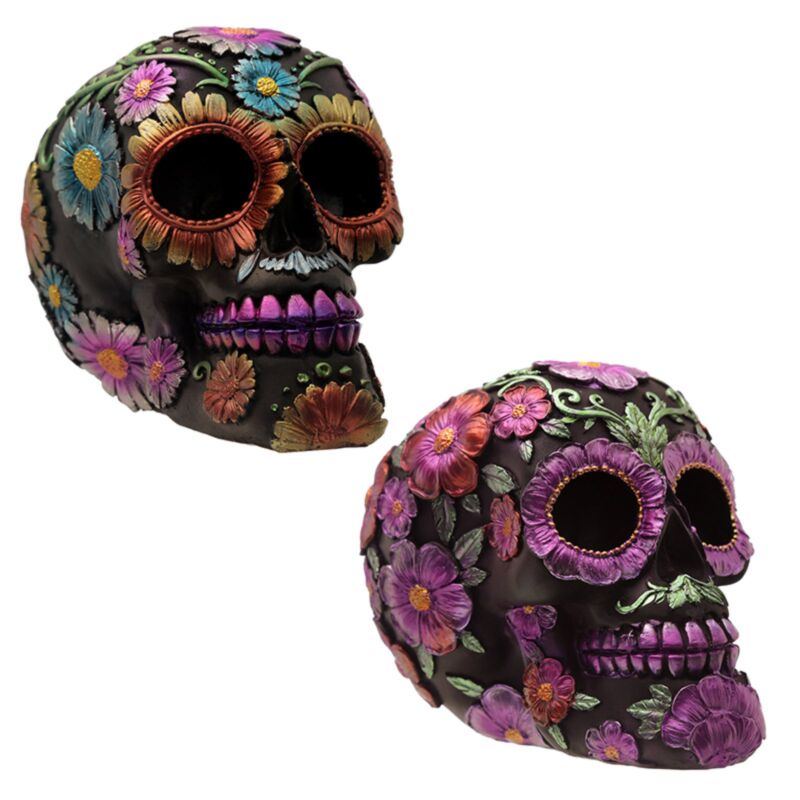Dia de los muertos Mexikanisches Totenkopf-Gänseblümchen-Wohnaccessoire