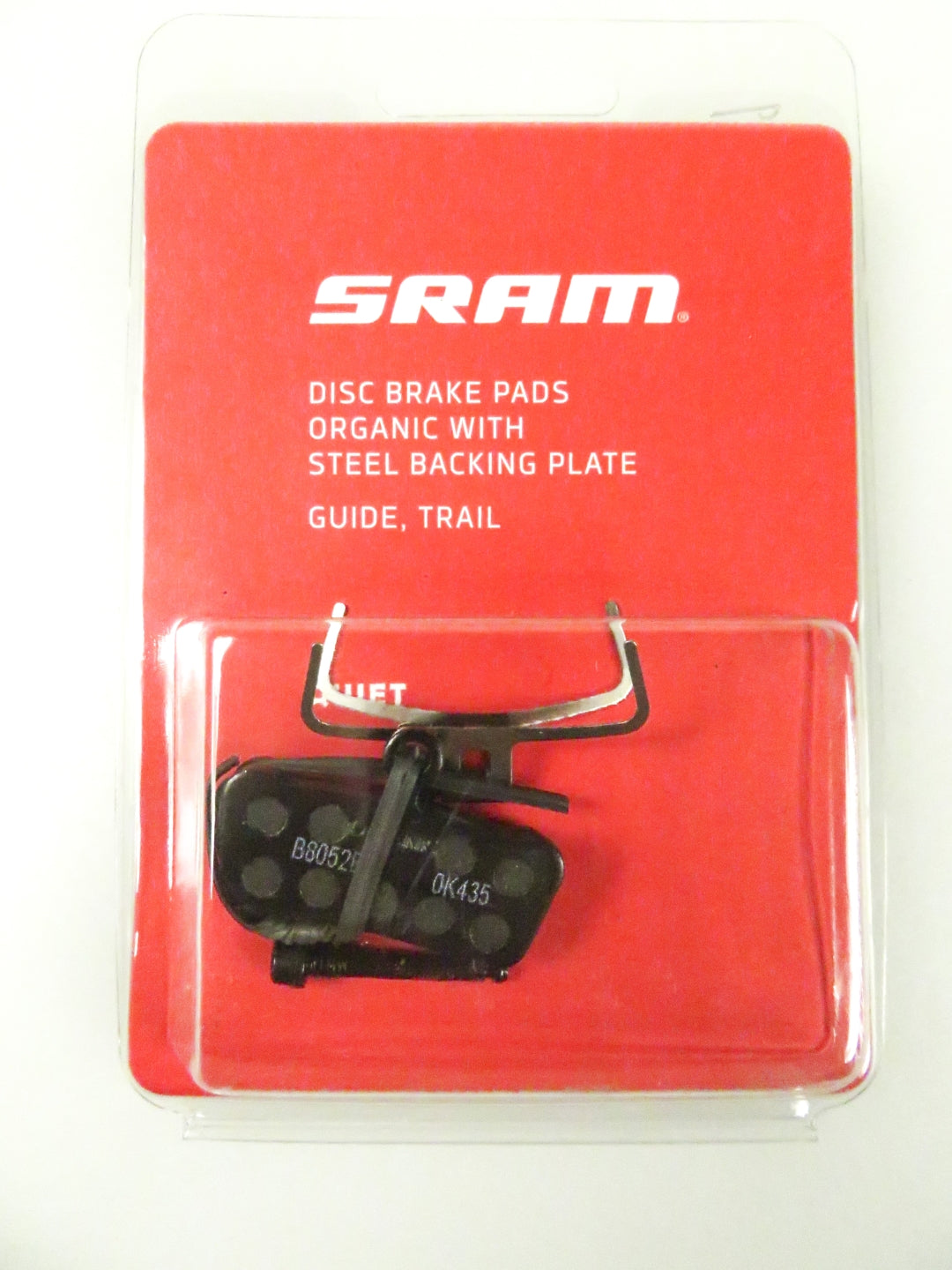 Sram-Bremsbeläge laufen leise aus organischem Stahl