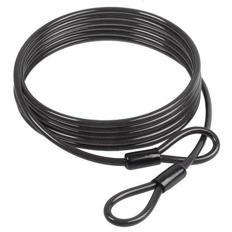 Blattkabel 5m x 10 mm mit doppelter Schleife schwarz