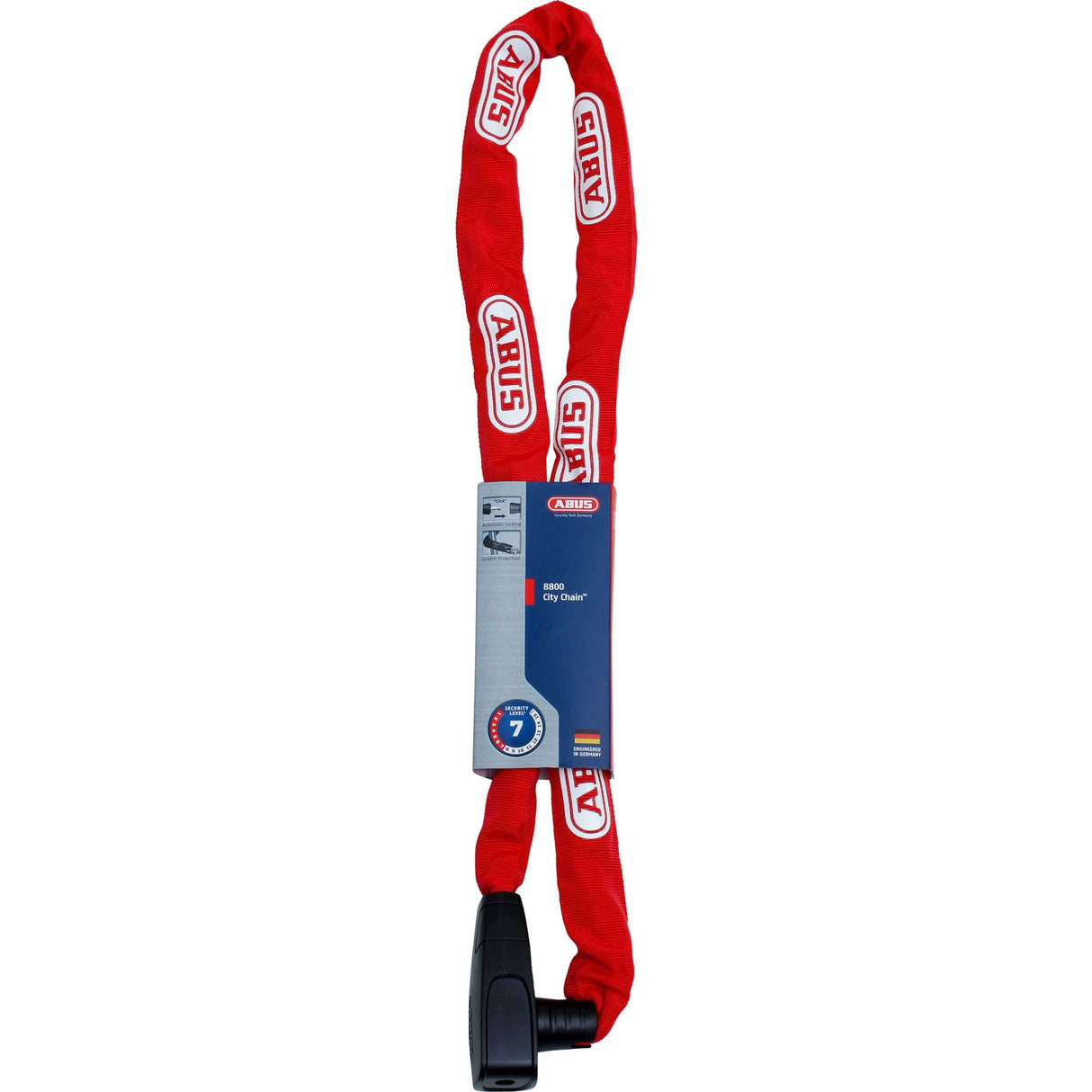 Abus CityChain 8800 95 Rot - Fahrradkettenschloss