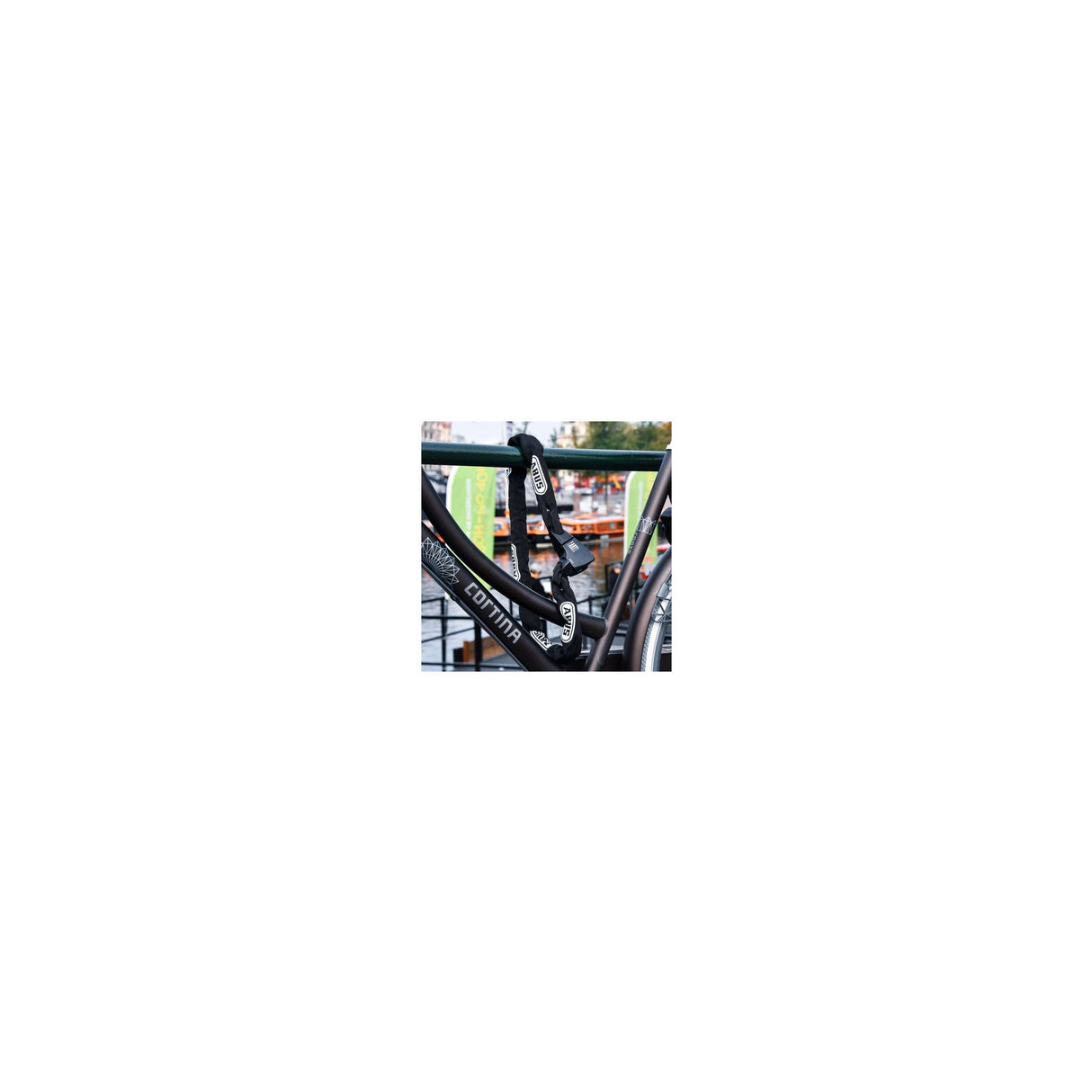 Abus Ionus 8900 110 Schwarz - ART2 -Kettenschloss (110 cm)
