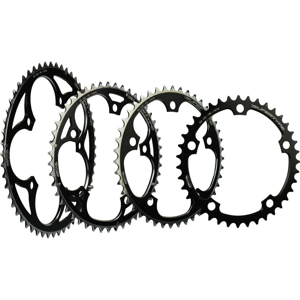 Shimano Miche Kette Top 52T 3 32 52 130 Supertype Schwarz