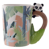 Pandarama – Keramikbecher mit geformtem Henkel