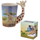 Keramikbecher mit Giraffengriff