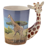 Keramikbecher mit Giraffengriff