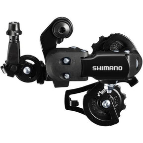 Shimano Schaltwerk 6 7-Gang Tourney RD-FT35 – Direktmontage D-Typ – Silber Schwarz
