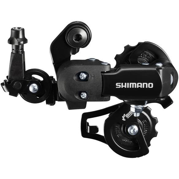 Shimano Schaltwerk 6 7-Gang Tourney RD-FT35 – Direktmontage D-Typ – Silber Schwarz