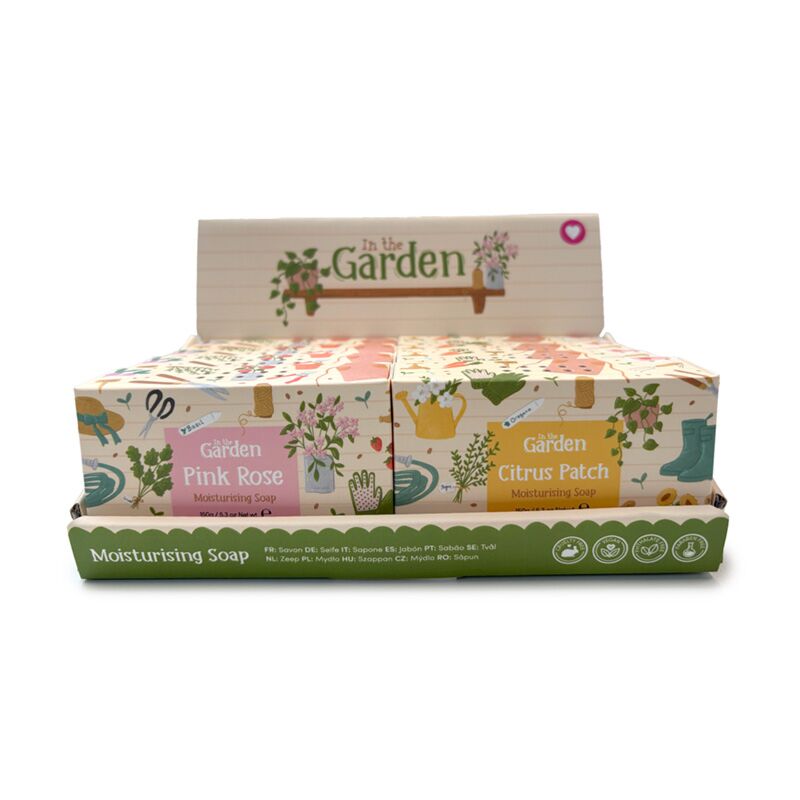 Im Garten handgemachte Seife – rosa Rose Zitrone