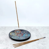 Chakra-Räucherstäbchenhalter aus Speckstein