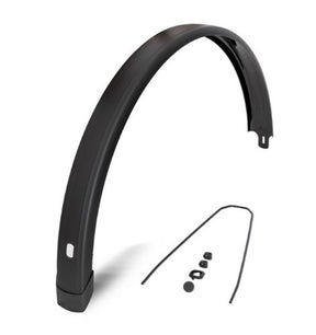 Eurofender Kotflügel hinten Tempo quadratisch 28 Zoll 65m - schwarz