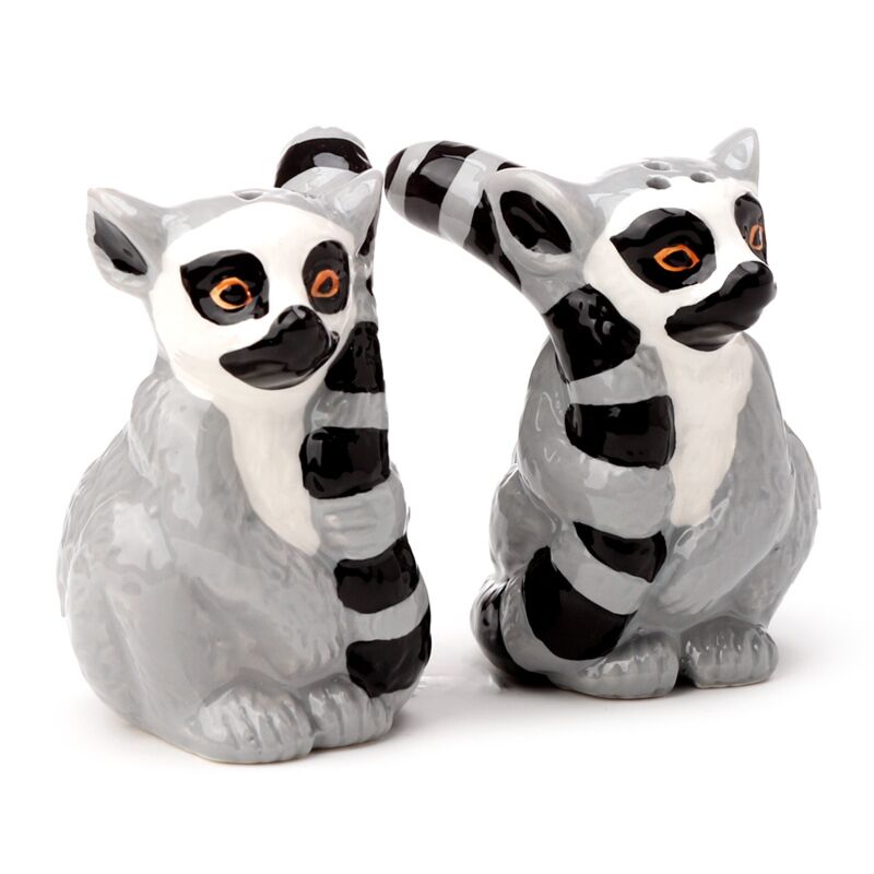 Salz- und Pfefferset aus Lemur-Keramik