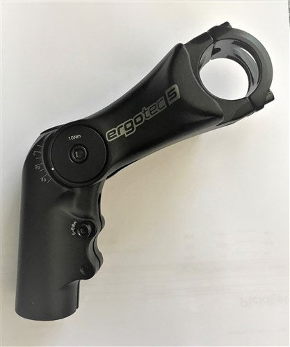 A-Head Voorbouw High 110mm 31.8 Einstellbare schwarze Ergotec 5