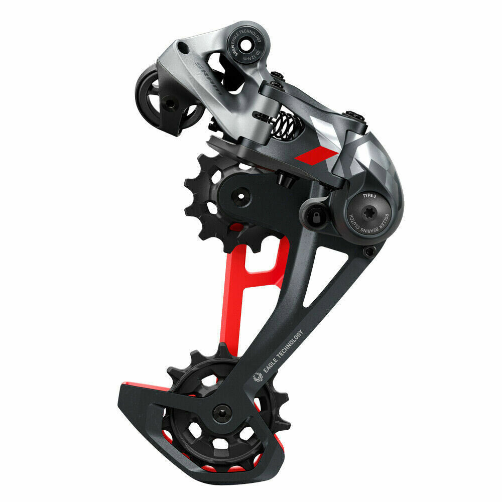 Rock Machine Sram Achterumsum X01 Eagle 12V 52T Red Grey