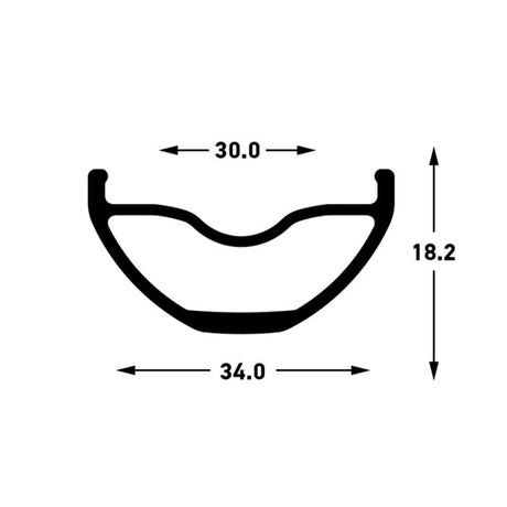 Stan's Flow S2 Vorderrad – 27,5 Zoll – 15 x 110 Zoll – 6-Loch – Grau