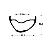 Stan's Stan's Arch MK4 Felge - 29'' - 32h - Schwarzgrau
