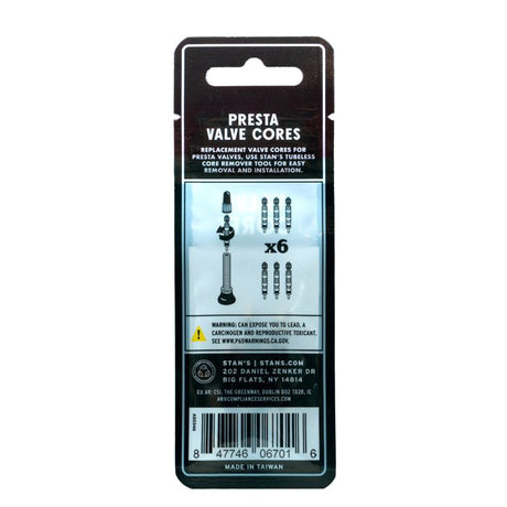 Stans Stan's Tubeless Universal-Ventilkerne (6 Stück)