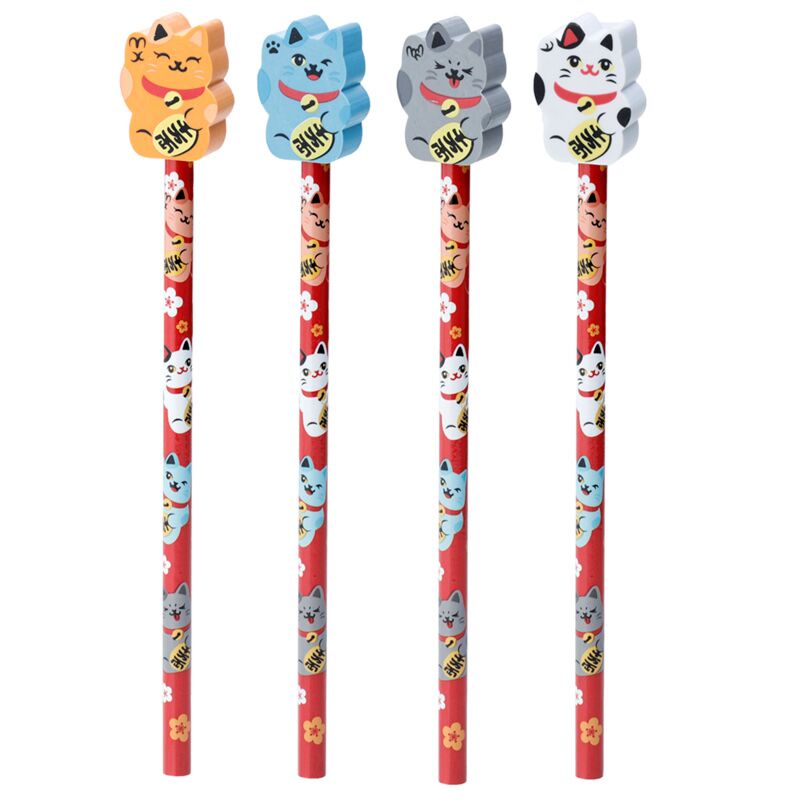 Maneki neko Glückskatze – Radierstift