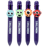 Monstarz Monster Mehrfarbiger Stift (6 Farben) mit Anhänger