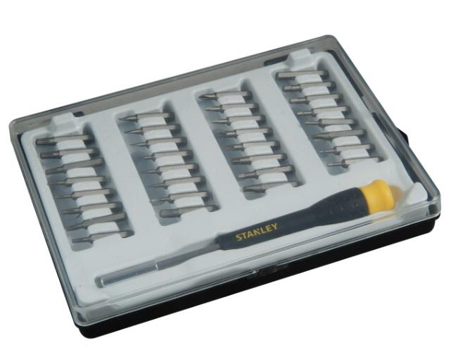 Stanley schroevendraaier 32cz. precisie. met sokken