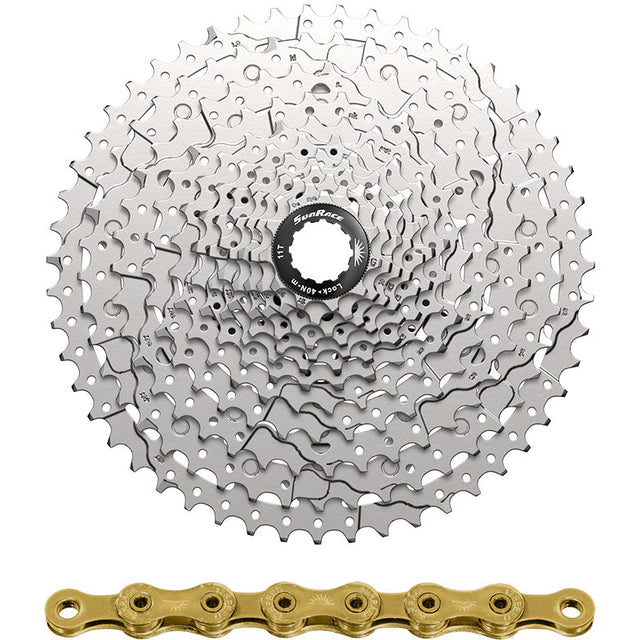 Spanninga sunrace combipack mz933 12v 10-51t micro met ketting cn12z