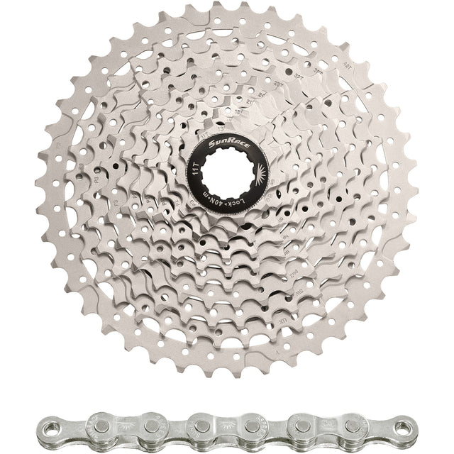 Spanninga sunrace cassette csms3 10v 11-42t metallic (10st)