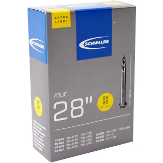 Schwalbe Innenrohr SV20 60 mm 28 Zoll Rennen 18 25-622 Extra Light 65gr