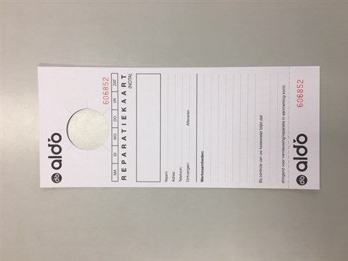 Avada Reparaturkarten Aldo 250 Stück