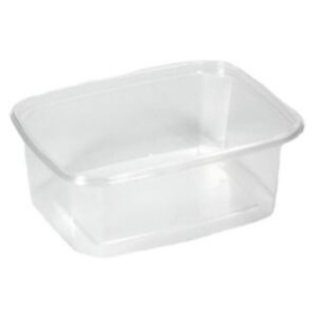 Salatbehälter PS 200cc Rechteck (50 Stück à 10,8x 8,2x 3,9 cm)