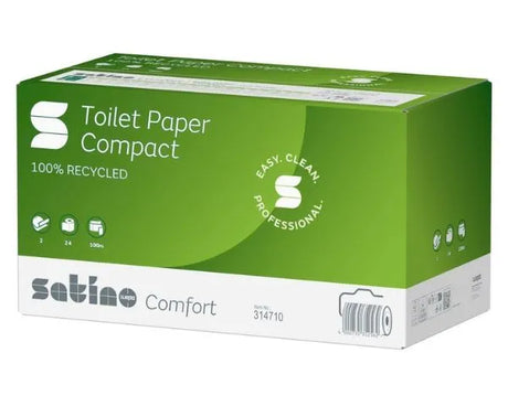 Satino Comfort Toilettenpapier Kompaktrolle 2 Lagen (24x100 Meter)