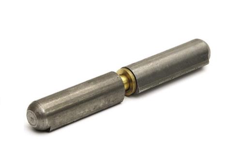 Imp-Schweißscharnier flach 80x12mm aus blankem Stahl