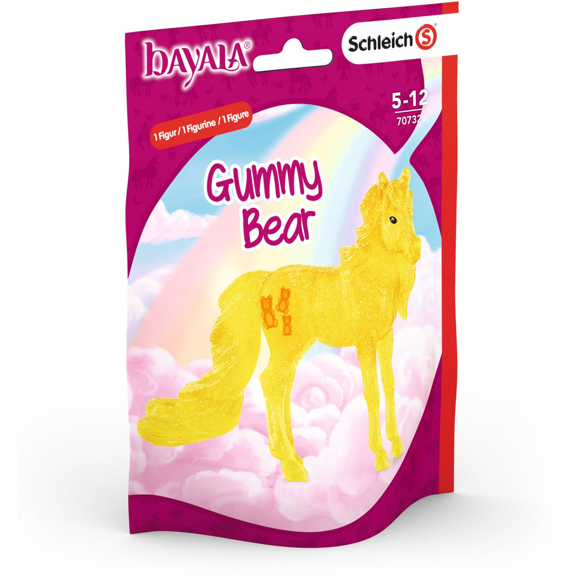 Schleich Bayala Unicorn, um Obstgummi zu sammeln