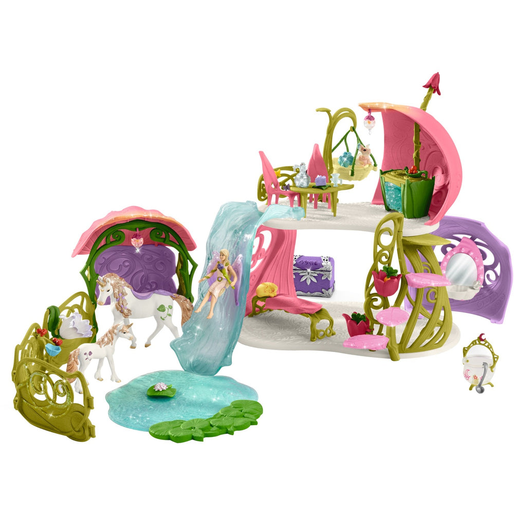 Schleich Bayala glitzernd Blumenhaus mit Einhörnern, ich